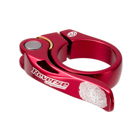 Long Life Q/R Seatpost Clamp, 31.8mm, Red