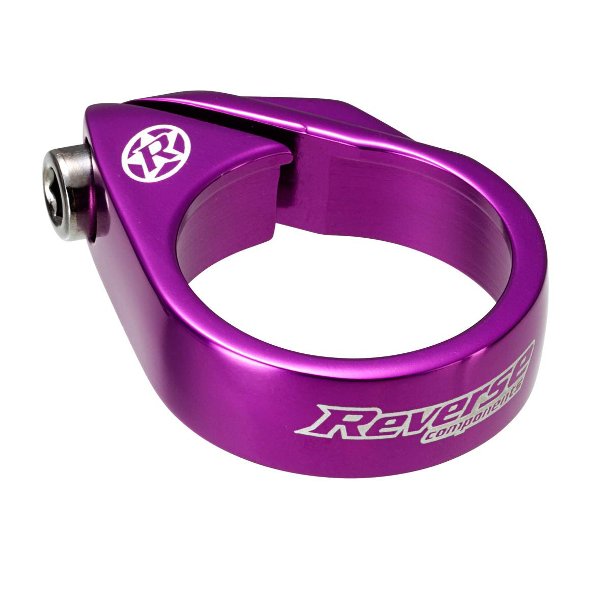 Bolt Seatpost Clamp, 34.9mm, Purple