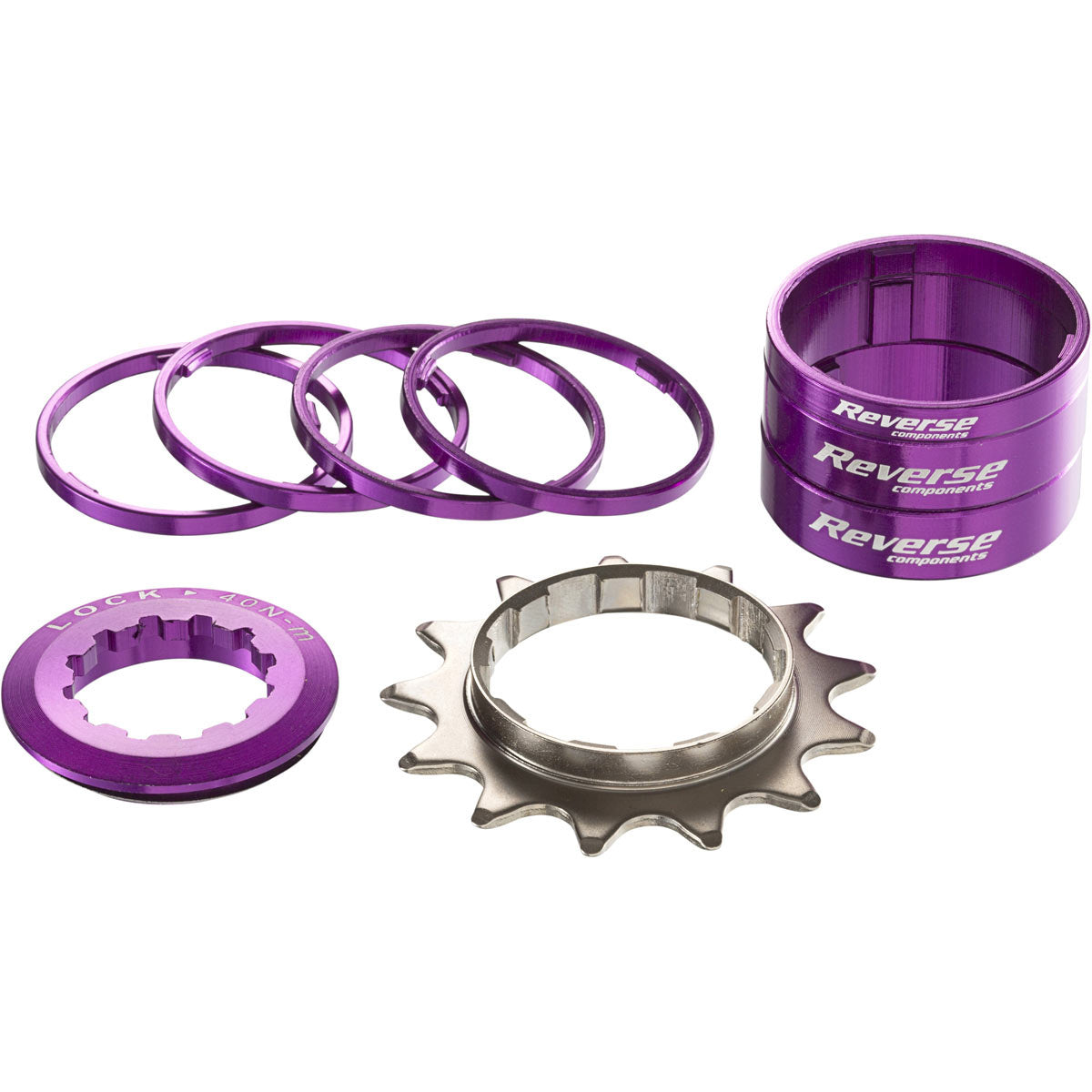 Single Speed Kit, 13t, Purple