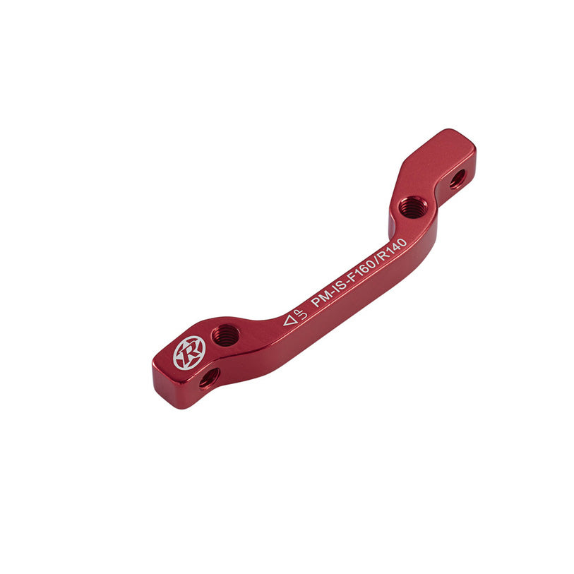 Disc Brake Adapter, IS-PM 160 Front/140 Rear, Red