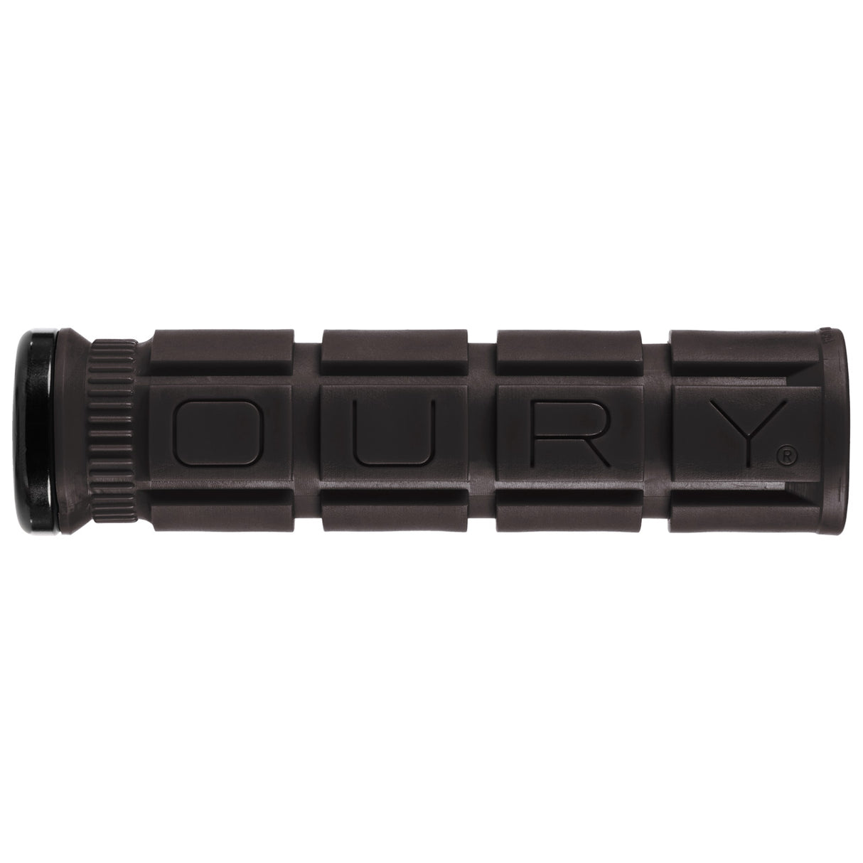V2 Single Sided Lock-On Grips, Black/Black Clamps