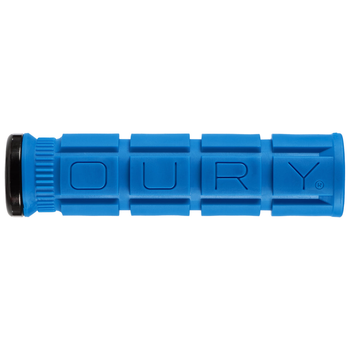V2 Single Sided Lock-On Grips, Deja Blue/Black Clamp
