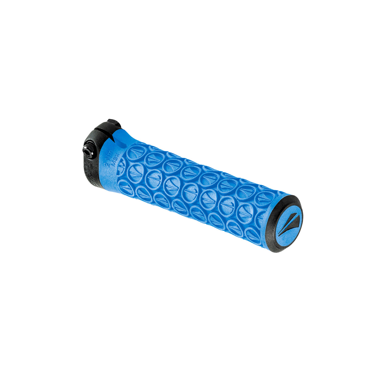 Slater Jr Lock-On MTB Grips - Cyan Blue/Blk