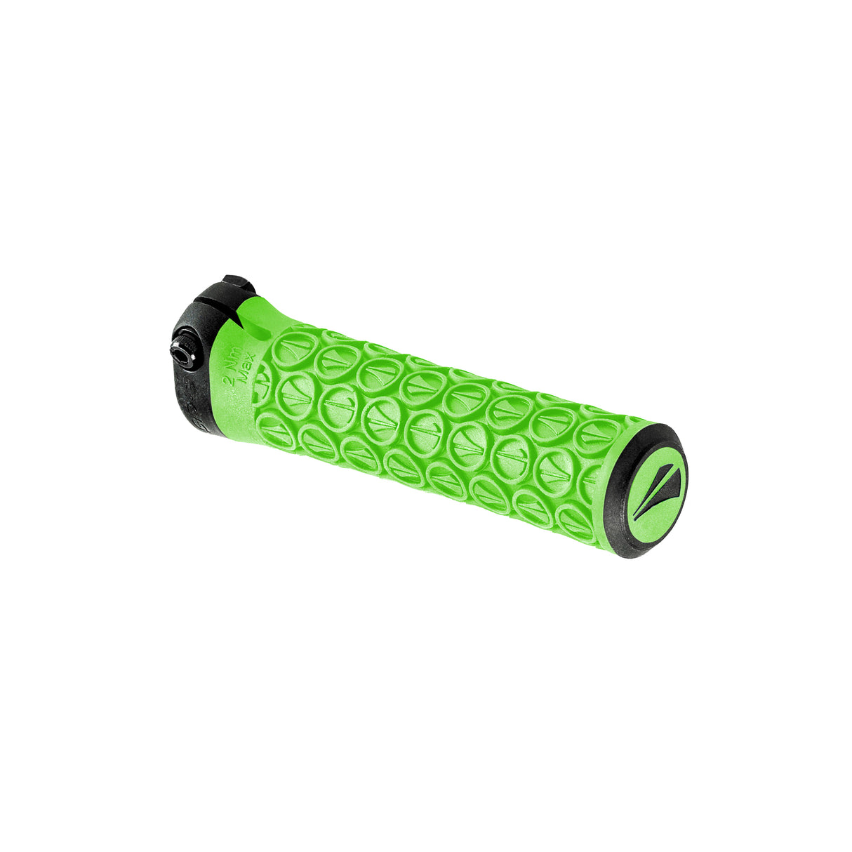 Slater Jr Lock-On MTB Grips - Neon Green/Blk