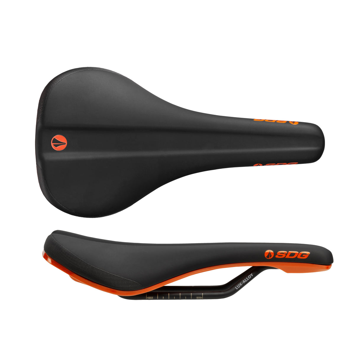 Bel-Air V3 Saddle, Lux-Alloy Rails, Orange