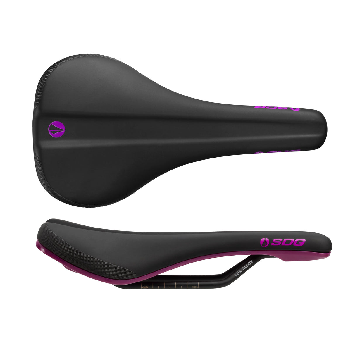 Bel-Air V3 Saddle, Lux-Alloy Rails, Purple