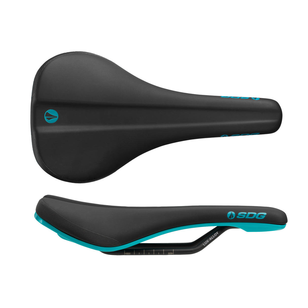 Bel-Air V3 Saddle, Lux-Alloy Rails, Turquoise