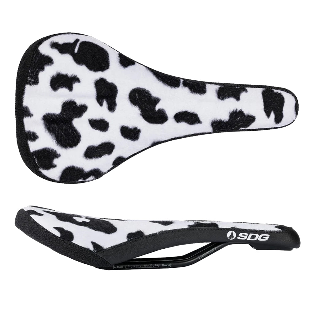 Bel-Air V3 Traditional Saddle, Lux Rails, Cow Print