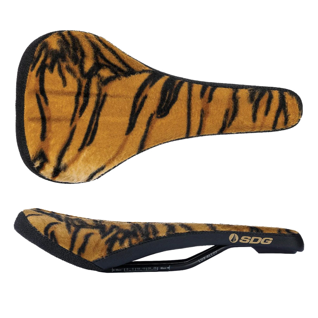 Bel-Air V3 Traditional Saddle, Lux Rails, Tiger Print