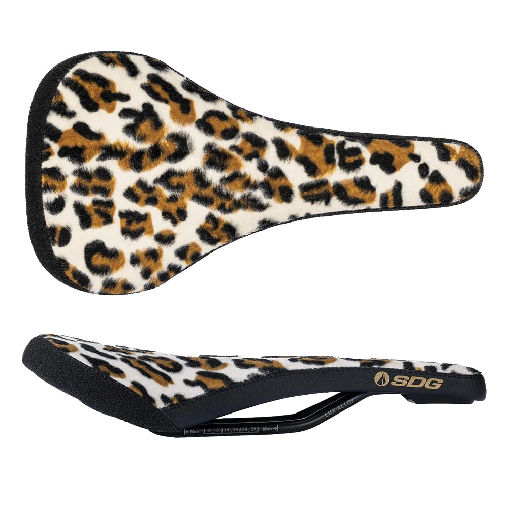 Bel-Air V3 Traditional Saddle, Lux Rails,Leopard Print