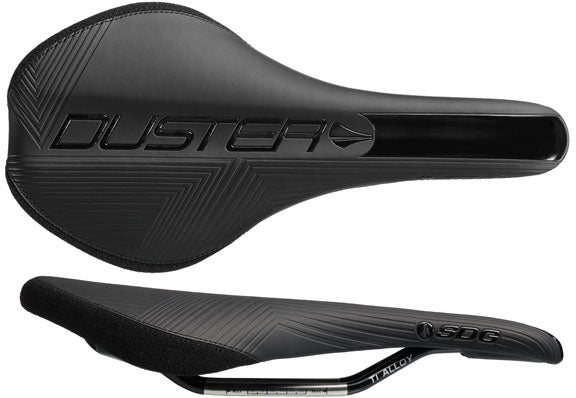 Duster P Mtn Saddle, Ti-Alloy Rails - Blk/Blk