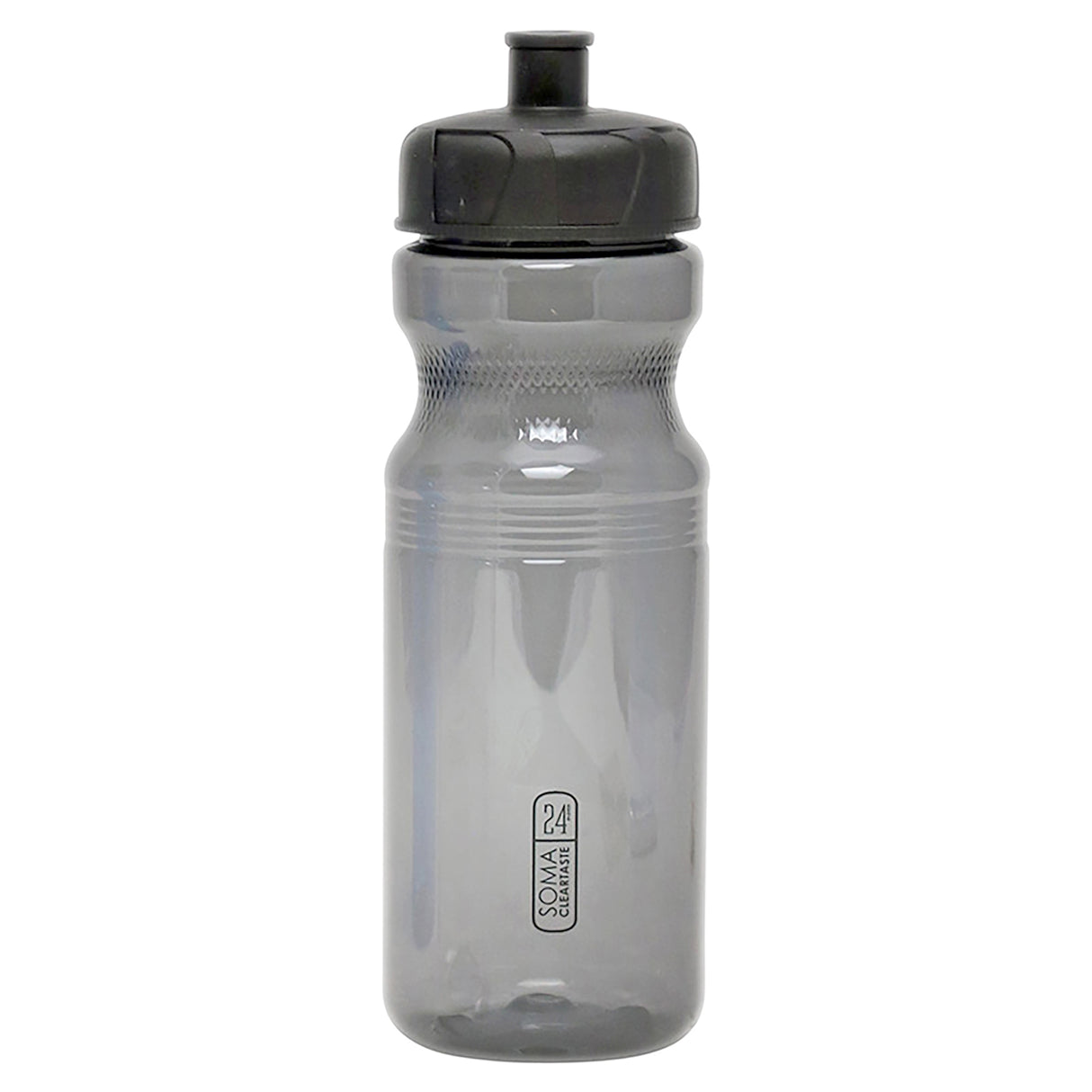 Clear Taste Water Bottle, Smoke/Black, 24oz