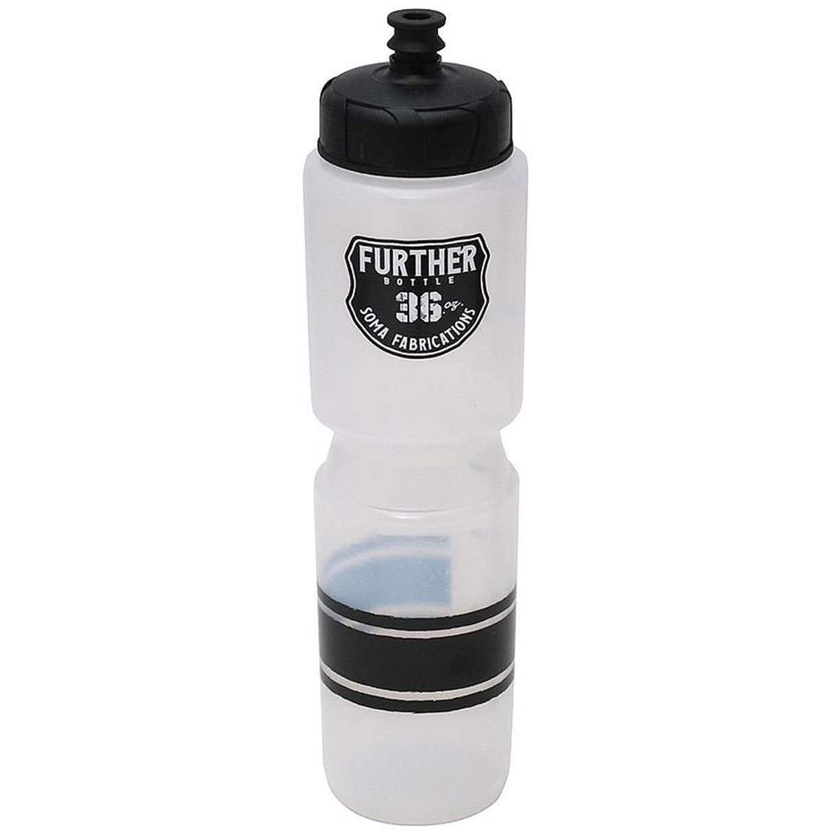 Further Soft Bite Water Bottle, Clear/Black, 36oz