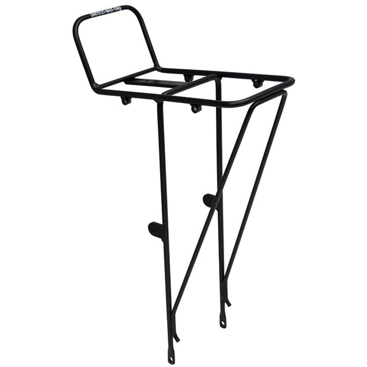 Lucas 3 Mini Front Rack, Black