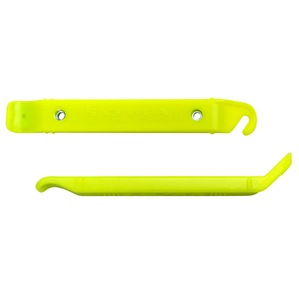 Steel Core Tire Levers, Pair - Neon Yellow