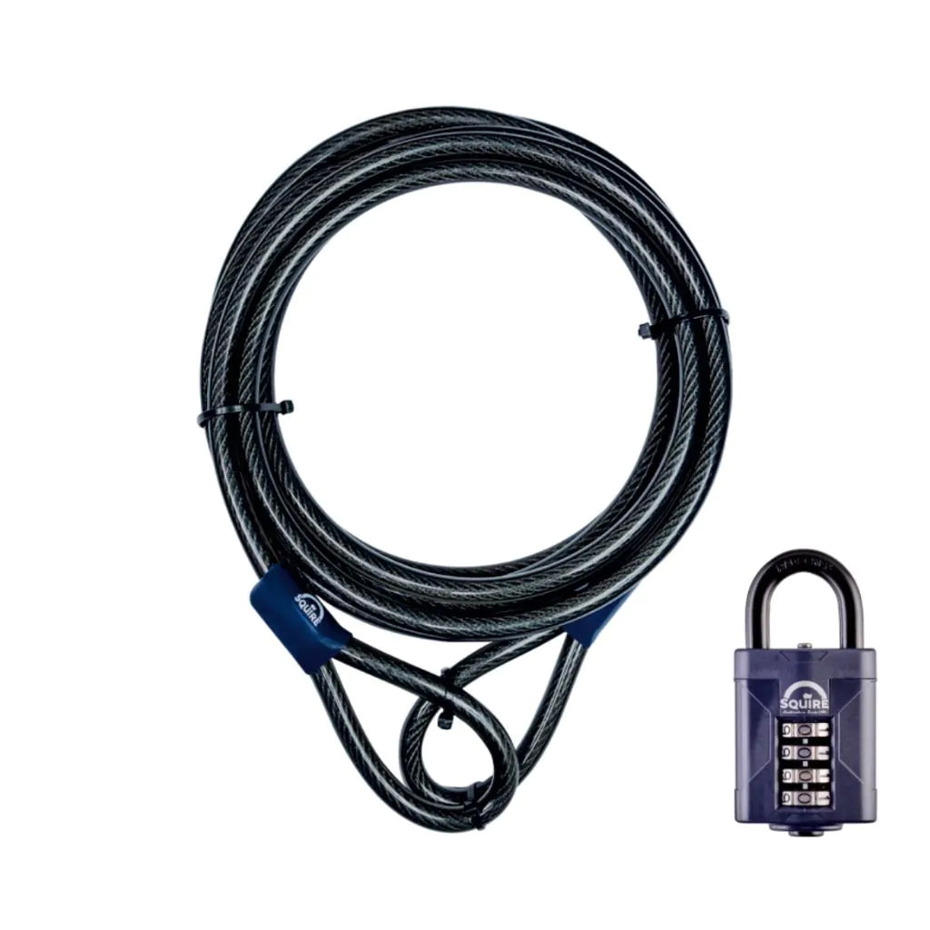 Combi (12c/10m) Combo Padlock/10m Cable NLS