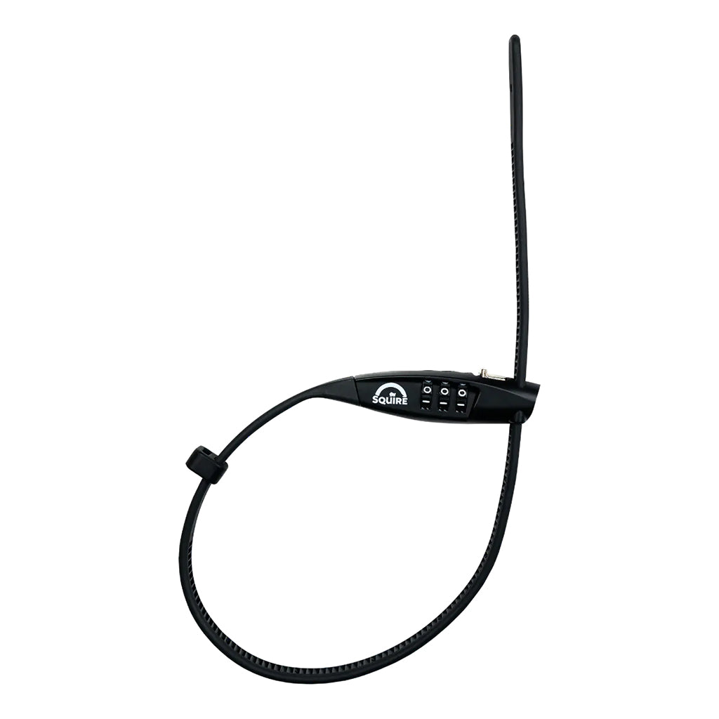 Straplok 10 Cable Lock, Combination, Black, Each NLS