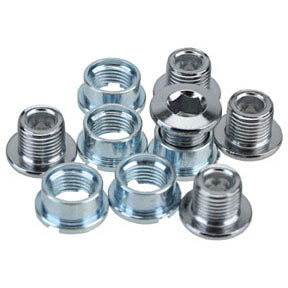Track 401 Chainring Bolt/Nut Set, M8x6.3 10/Pcs