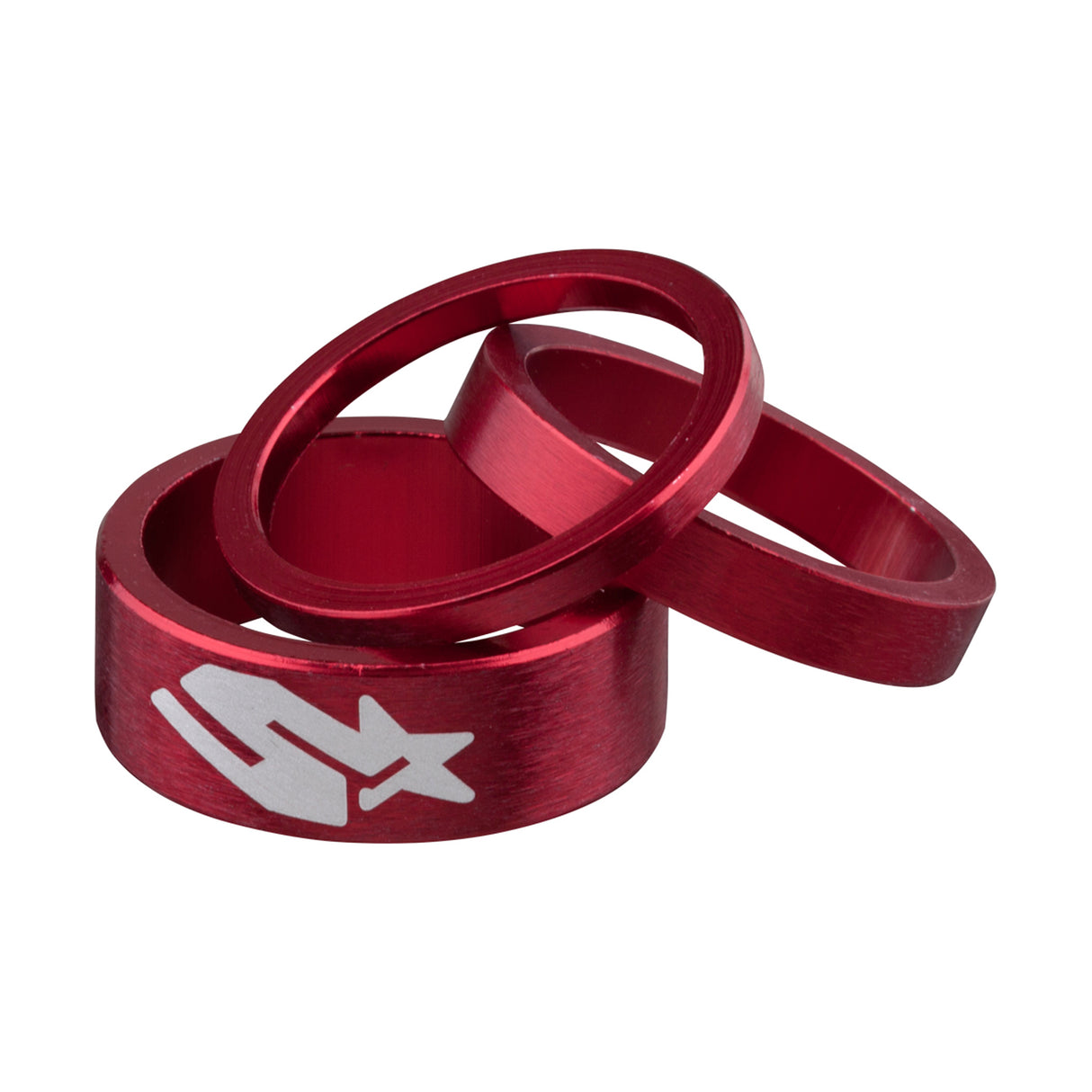 Headset Spacer Kit, 3/6/12mm Set - Red