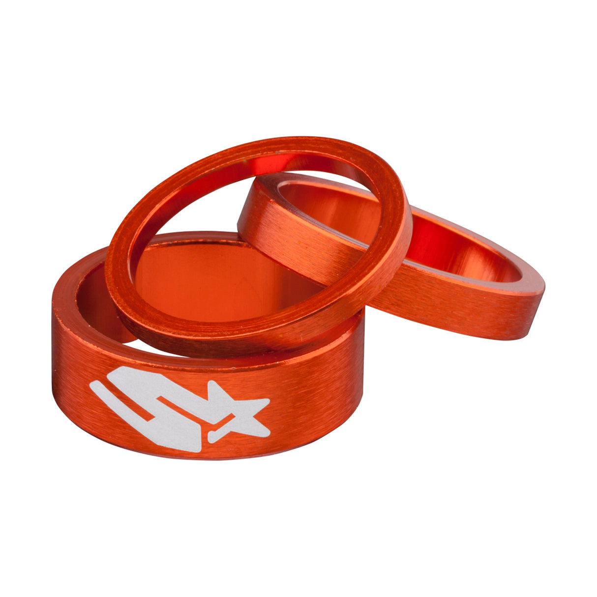 Headset Spacer Kit, 3/6/12mm Set- Orange