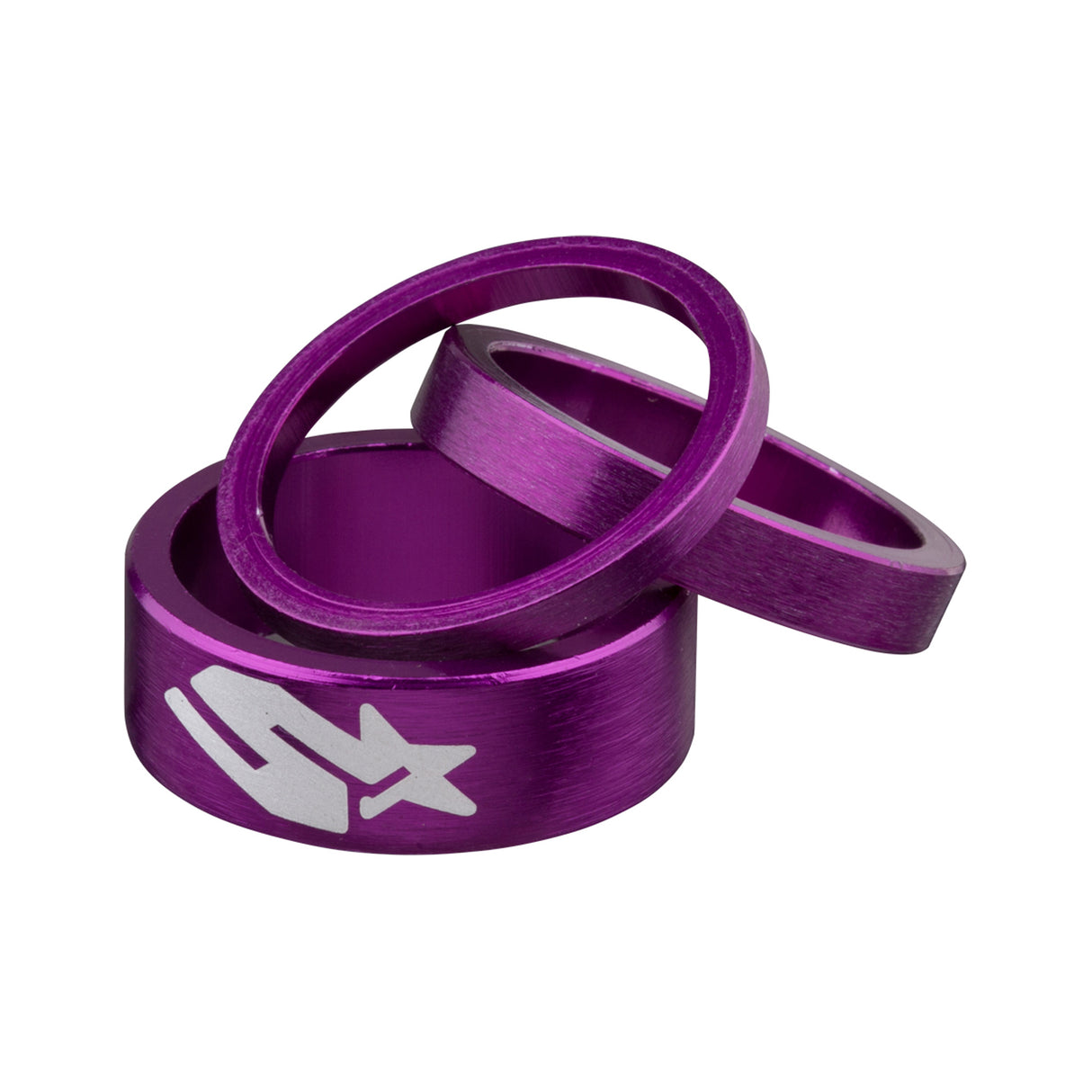 Headset Spacer Kit, 3/6/12mm Set - Purple