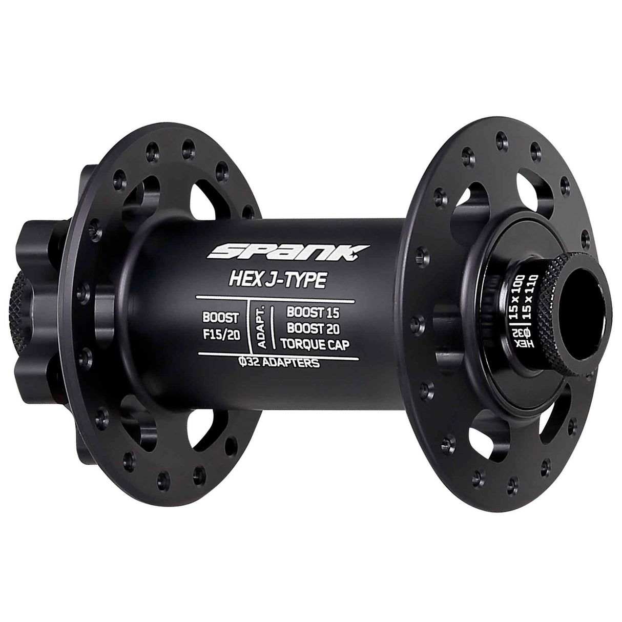 HEX J-Type 6B Disc Front Hub, 32h, 15x110mm