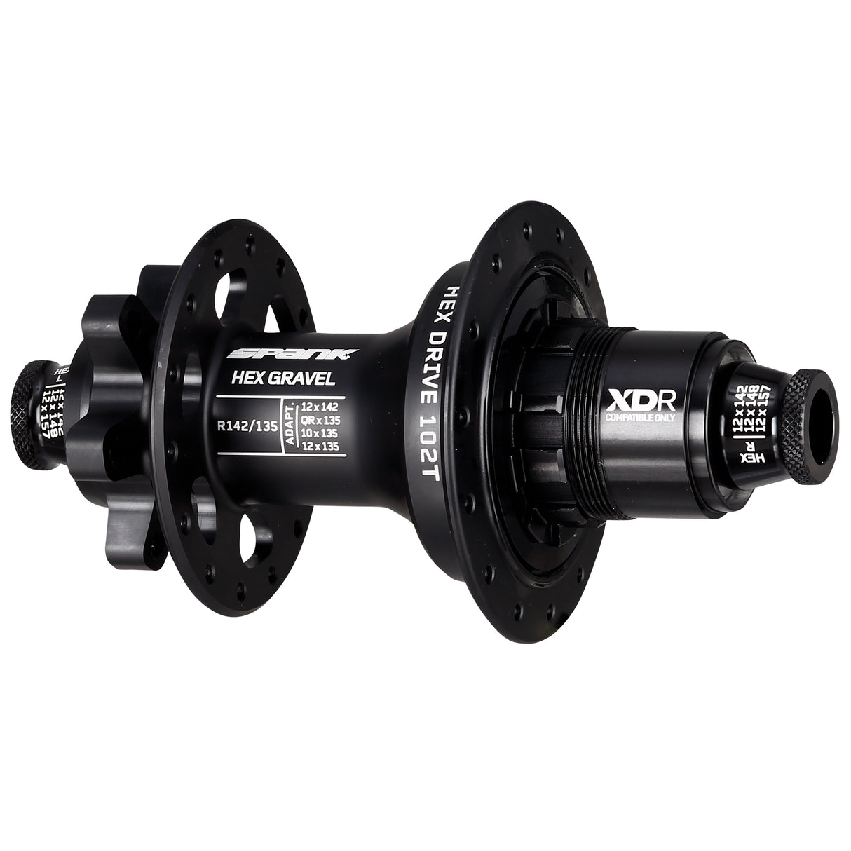 HEX Gravel 6B Disc Rear Hub, 28h, 12x142mm, XDR