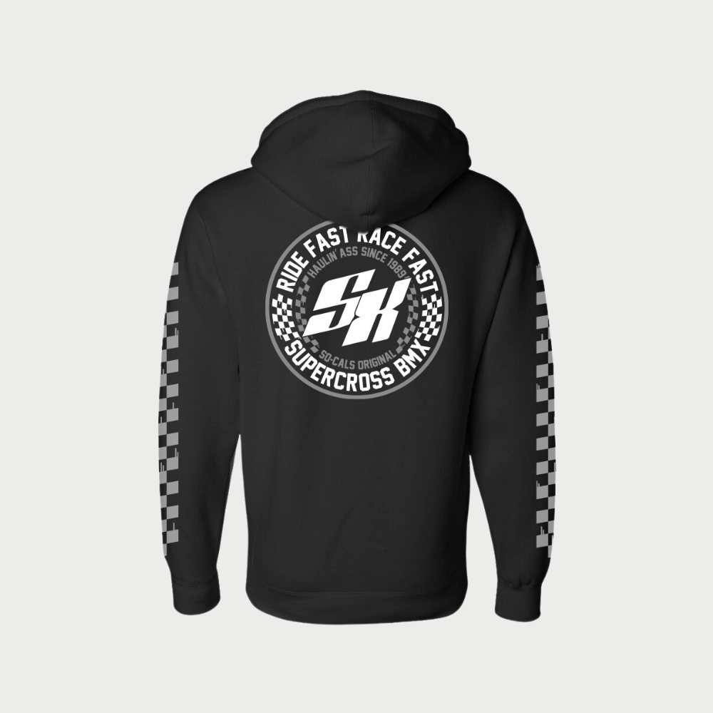 Supercross BMX | Ride Fast Race Fast Pullover Hoodie