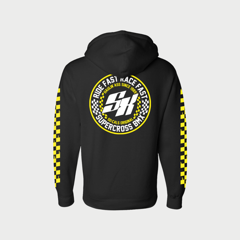 Supercross BMX | Ride Fast Race Fast Pullover Hoodie