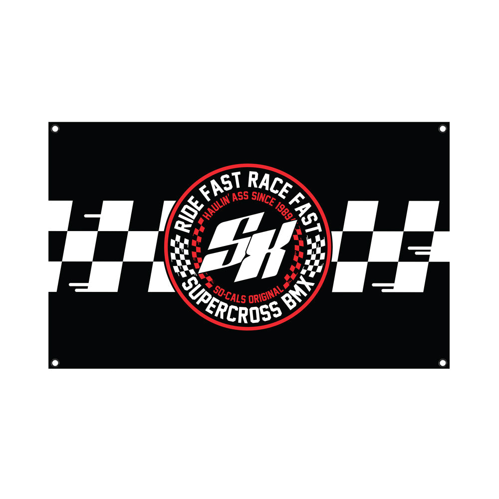 Supercross BMX | Speed Checks 3x5 Flag Banner