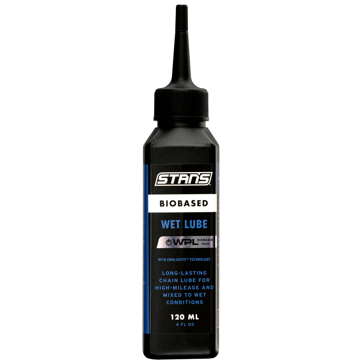Biobased Wet Chain Lube, 120ml (4oz) Drip