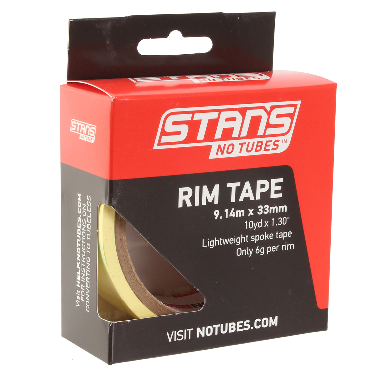 Yellow Rim 33mm Tape, 10 Yard Roll NLA>