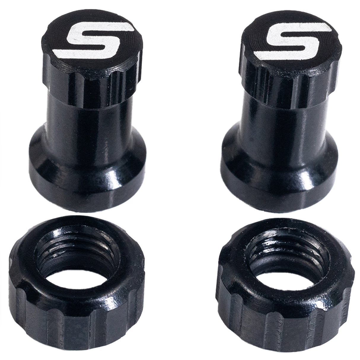 Tubeless Valve Color Kit, Pair, Black