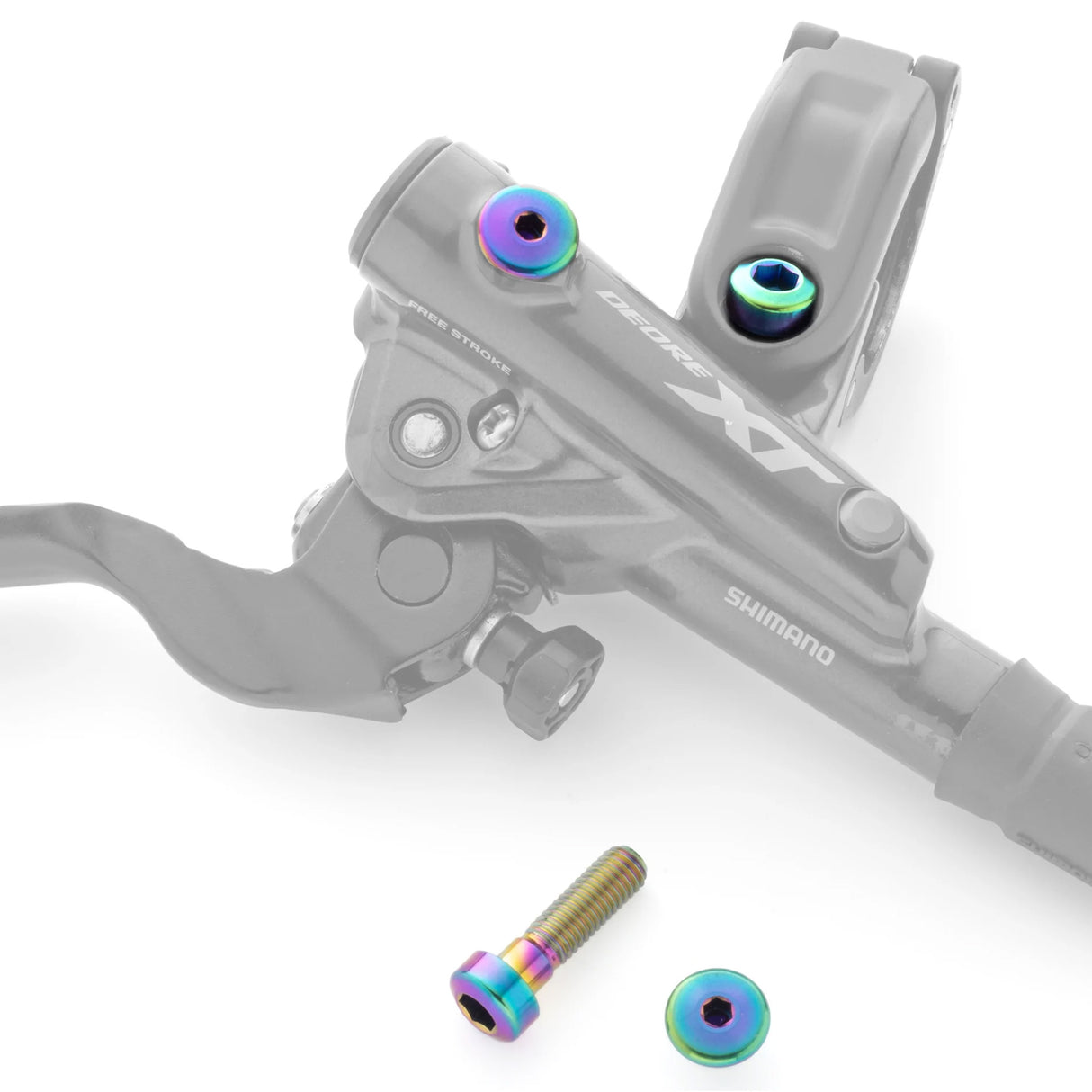 Bolt Kit, Brake Lever, Shimano A, Oil Slick