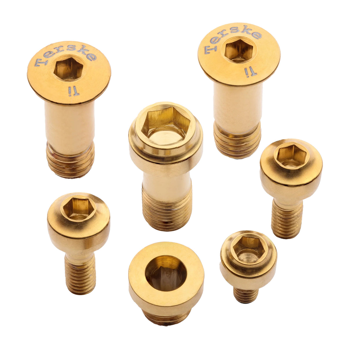 Bolt Kit, Rear Derailleur, Transmission X, Gold