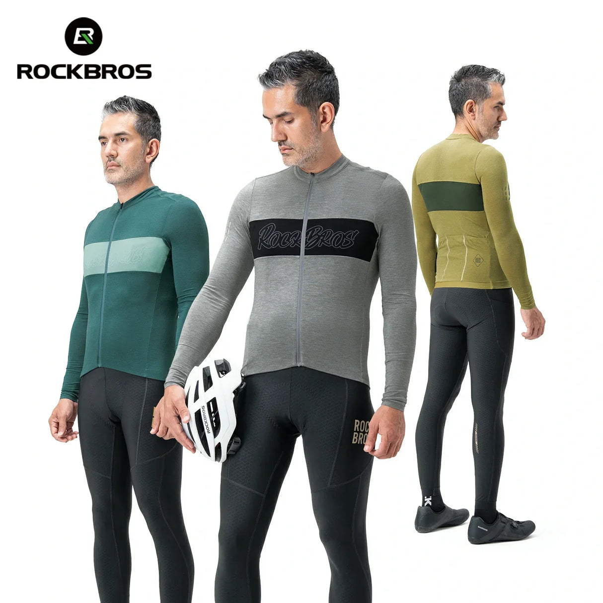 Men‘s Cycling Jersey Breathable Tencel Wool