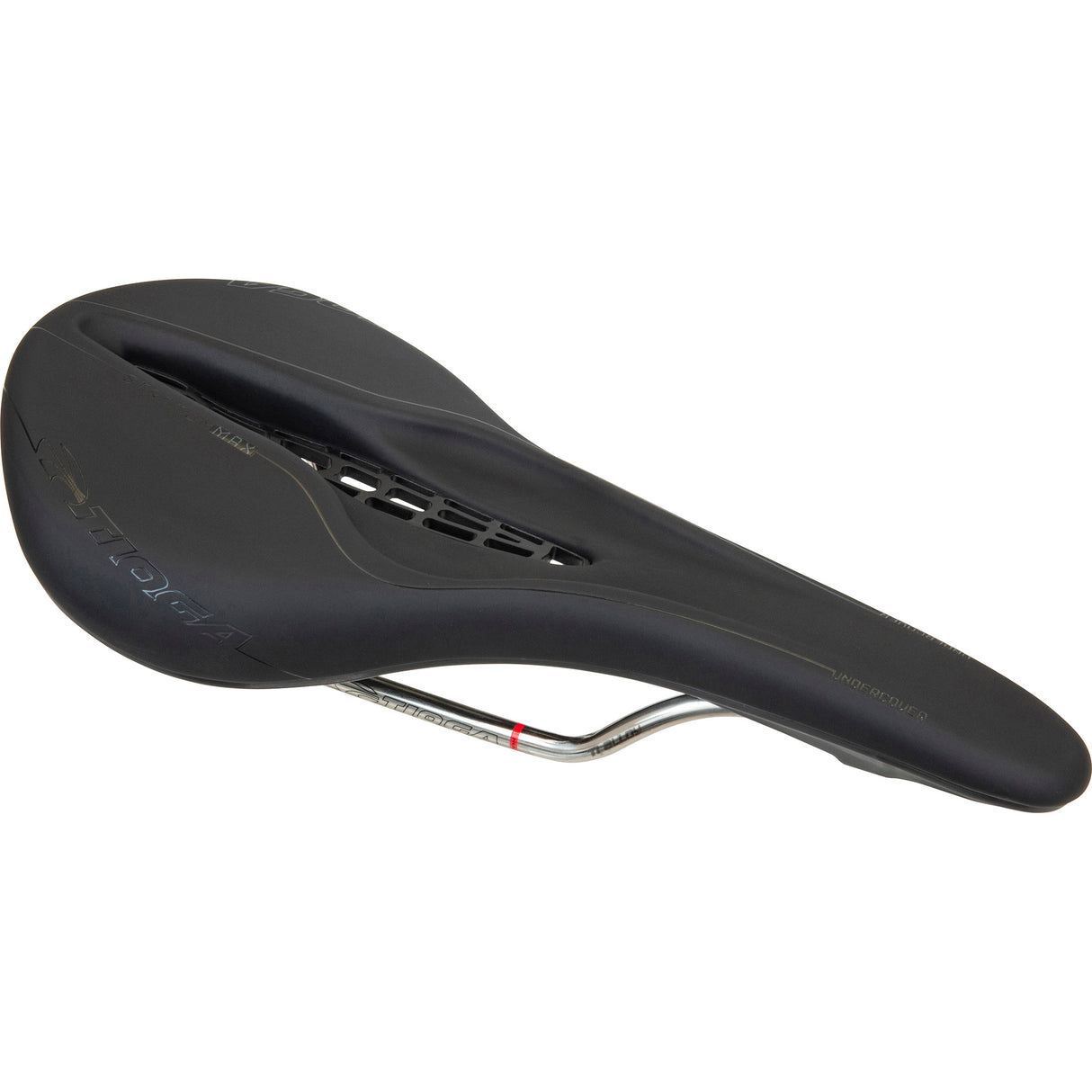 Undercover Stratum Max Saddle, Ti Rail, Black NLS