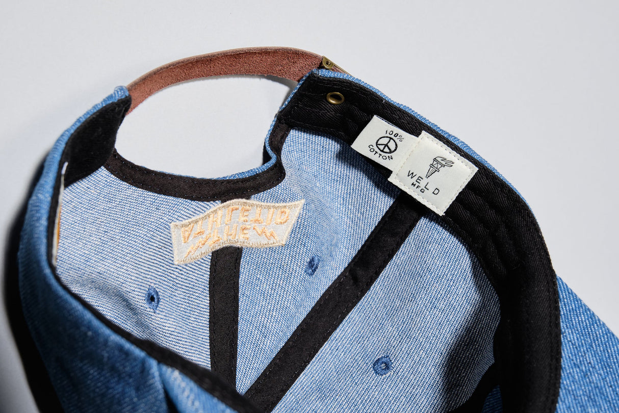 The Athletic Wavy A Denim Hat