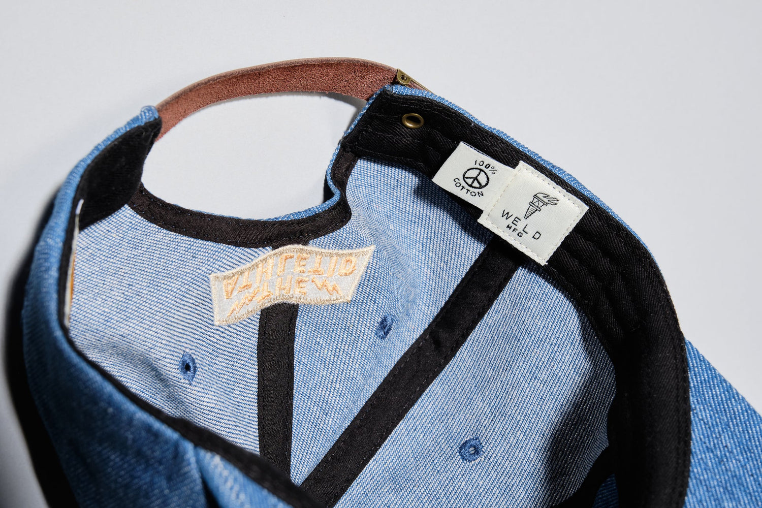 The Athletic Wavy A Denim Hat