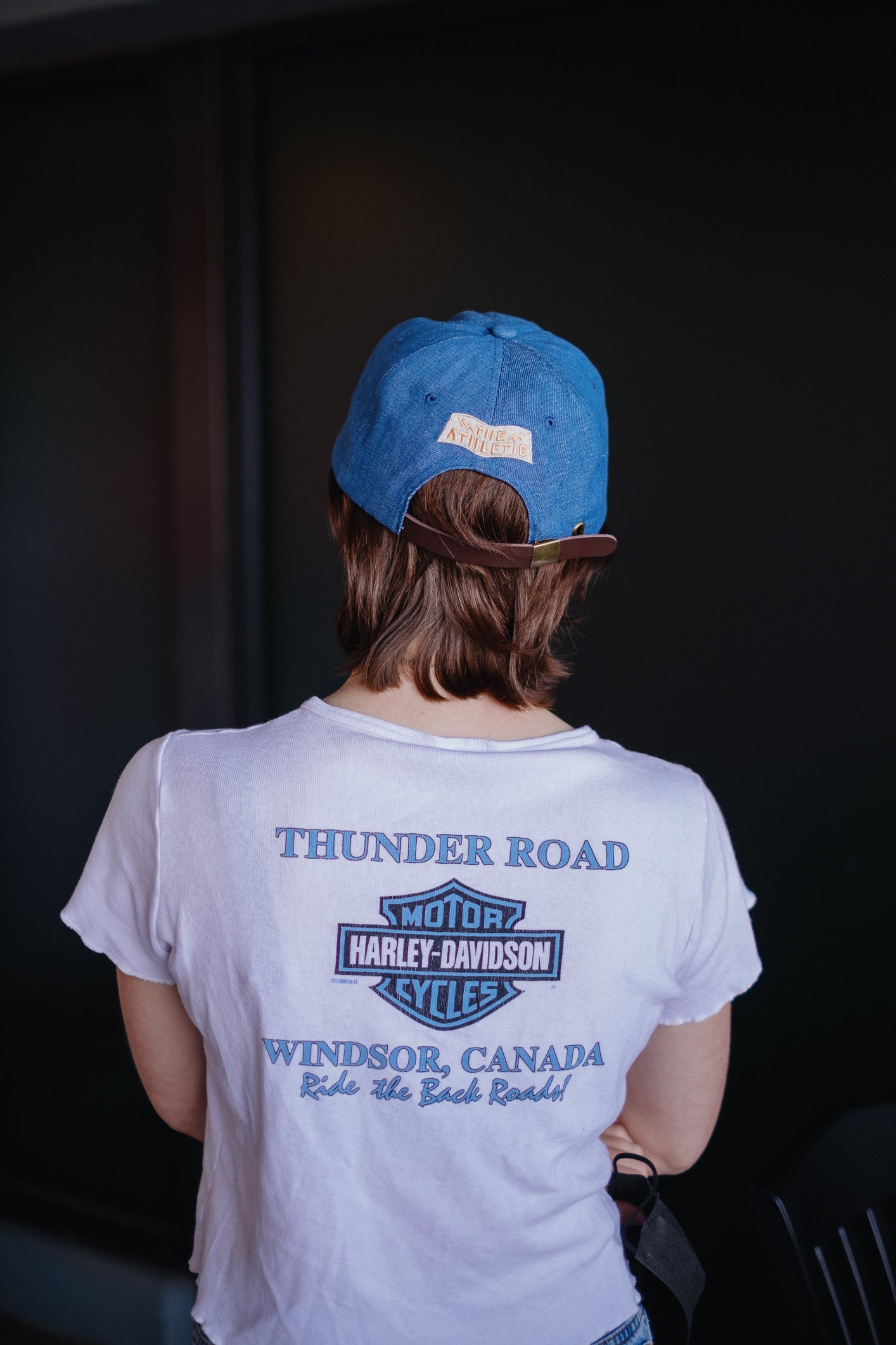 The Athletic Wavy A Denim Hat