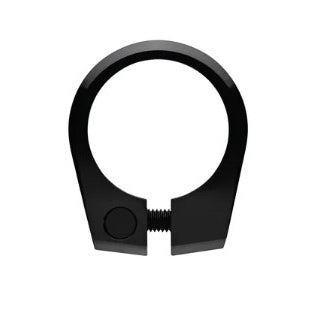 Bolt-On Seatpost Clamp, 28.6mm, Black