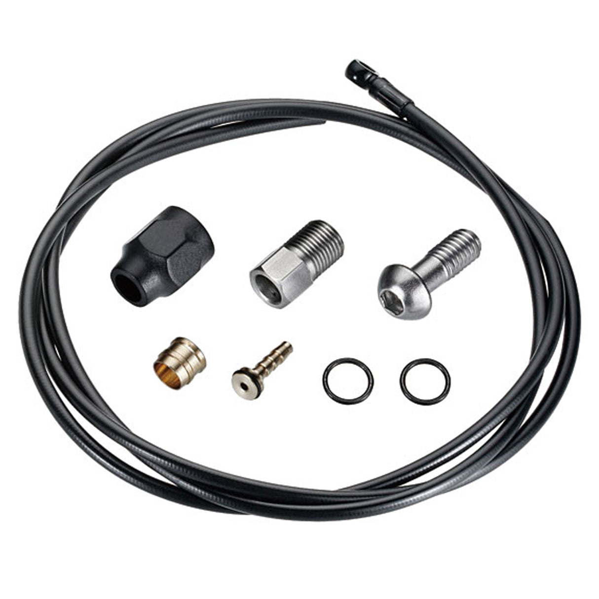 Hose Replacement Kit with Banjo, 5.0 x 2000mm Black