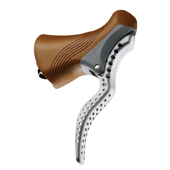 RRL SR Brake Lever Set, Silver with Gum Hoods