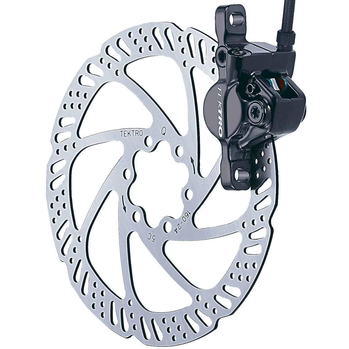 HD-M280 Disc Brake, Left, Black