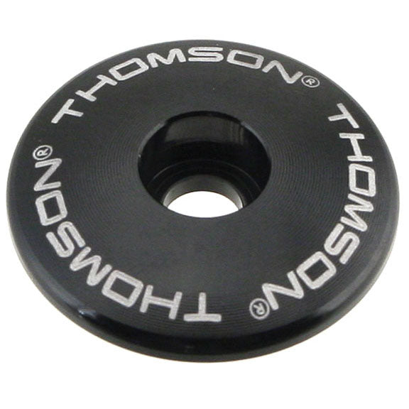 Aluminum Stem Cap, 1-1/8", Black