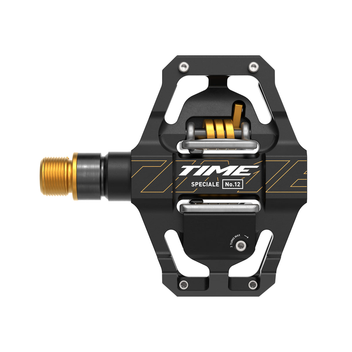Speciale 12 SM ATAC Pedals Alum/Ti, Black/Gold