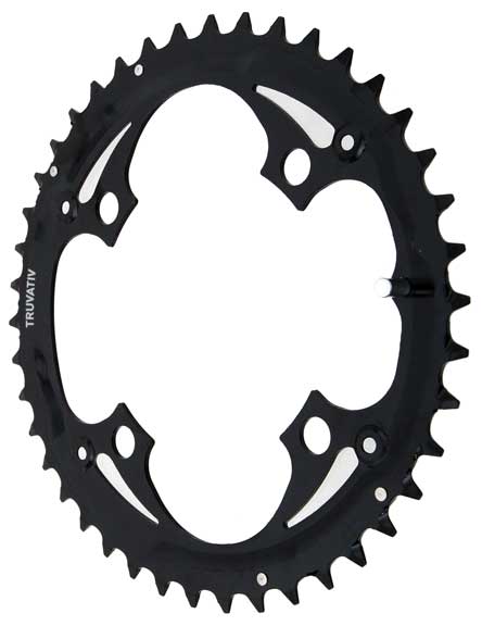 TruShift Steel 9sp Ring, 104BCD x 42t - Black