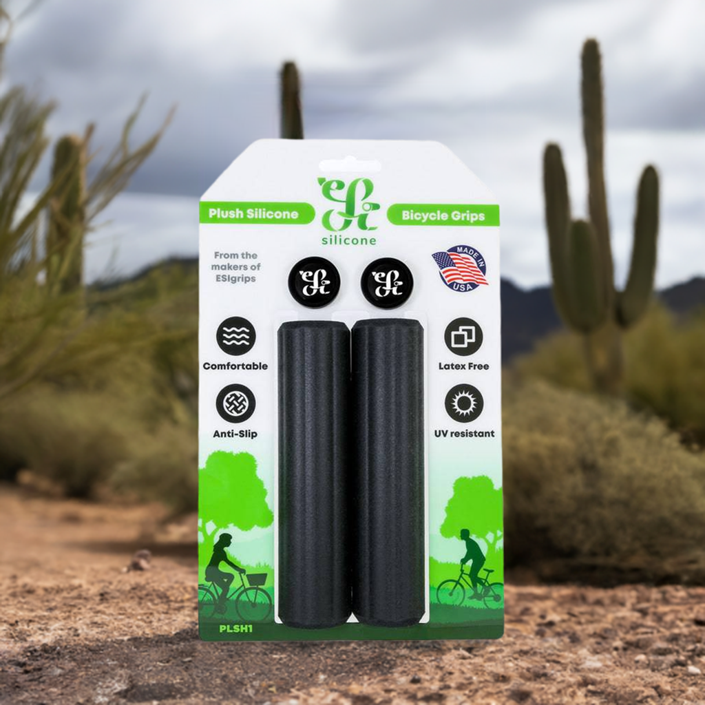 Plush Silicone Bicycle Grips