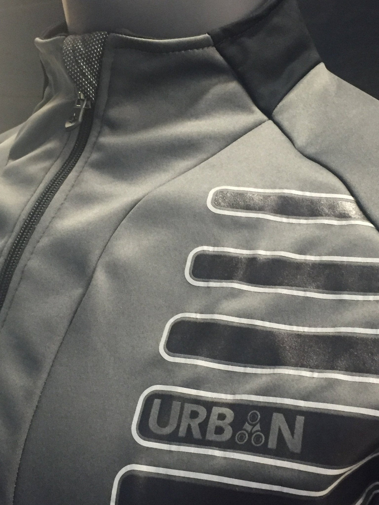 Urban Cycling Reflector Winter Softshell Thermal Jersey Jacket