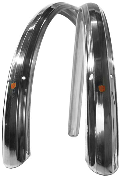 Zeppelin Fenders, Silver - 52mm